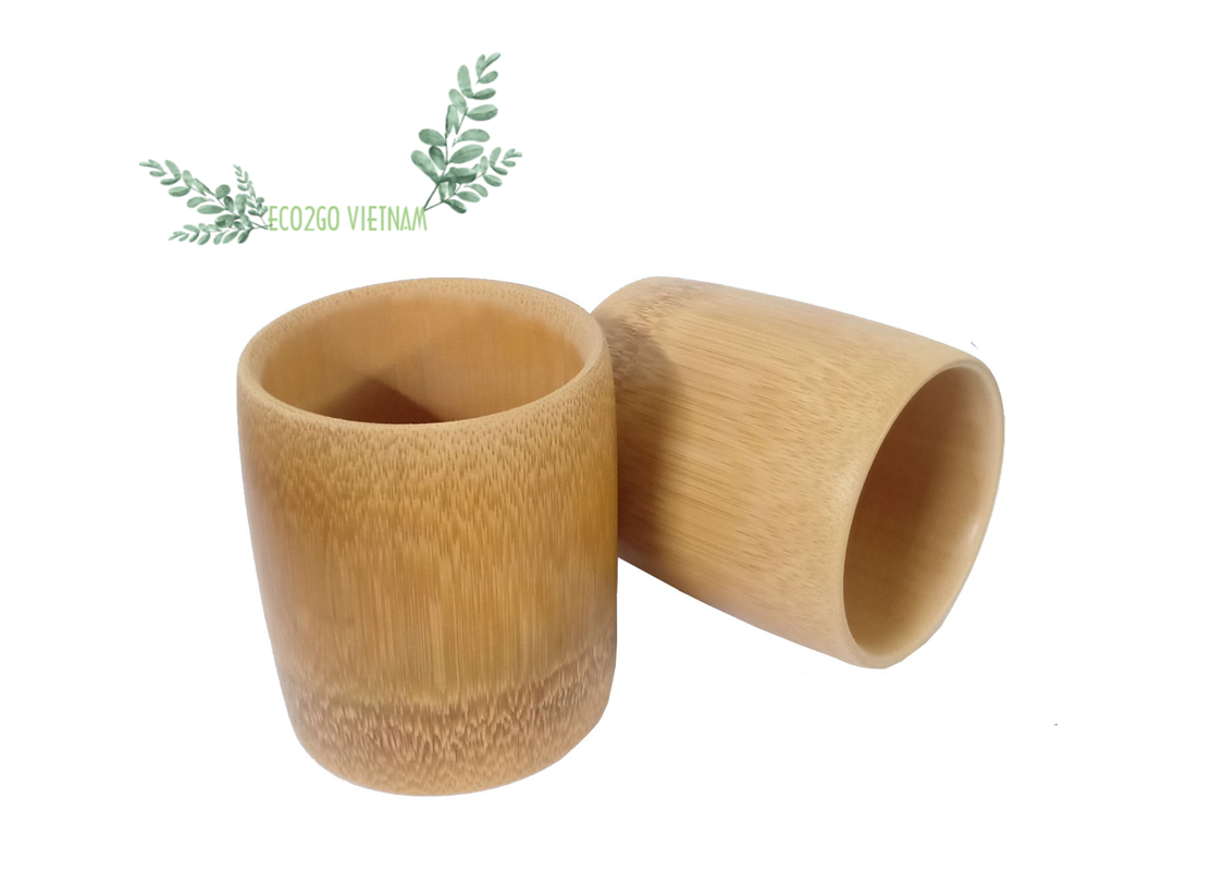 Vietnam organic bamboo cup for water, coffee and beer